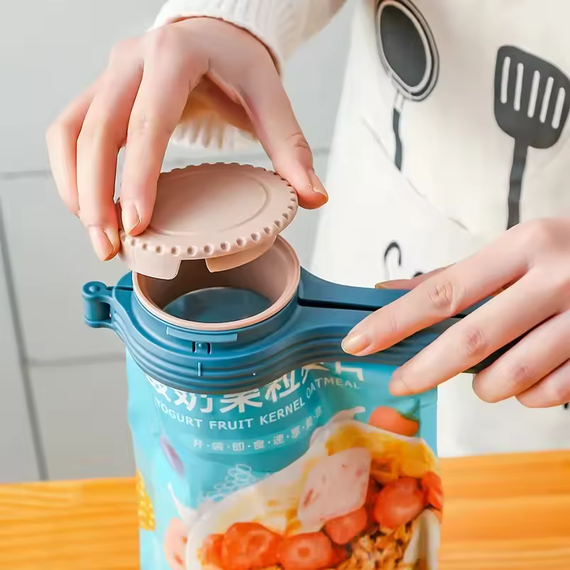 Food Storage Bag Sealing Clips Plastic Cap